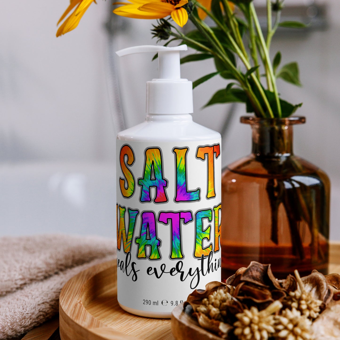 ? Salt Water Hand and Body Lotion Dispenser - Rejuvenate Your Skin!